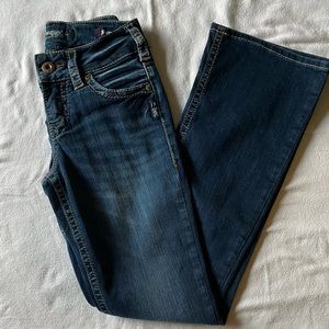 Silver Jeans Suki Super Stretch Mid Boot W25/L31 5 pocket EXCELLENT CONDITION